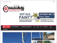 Tablet Screenshot of cityofrichmondmo.org